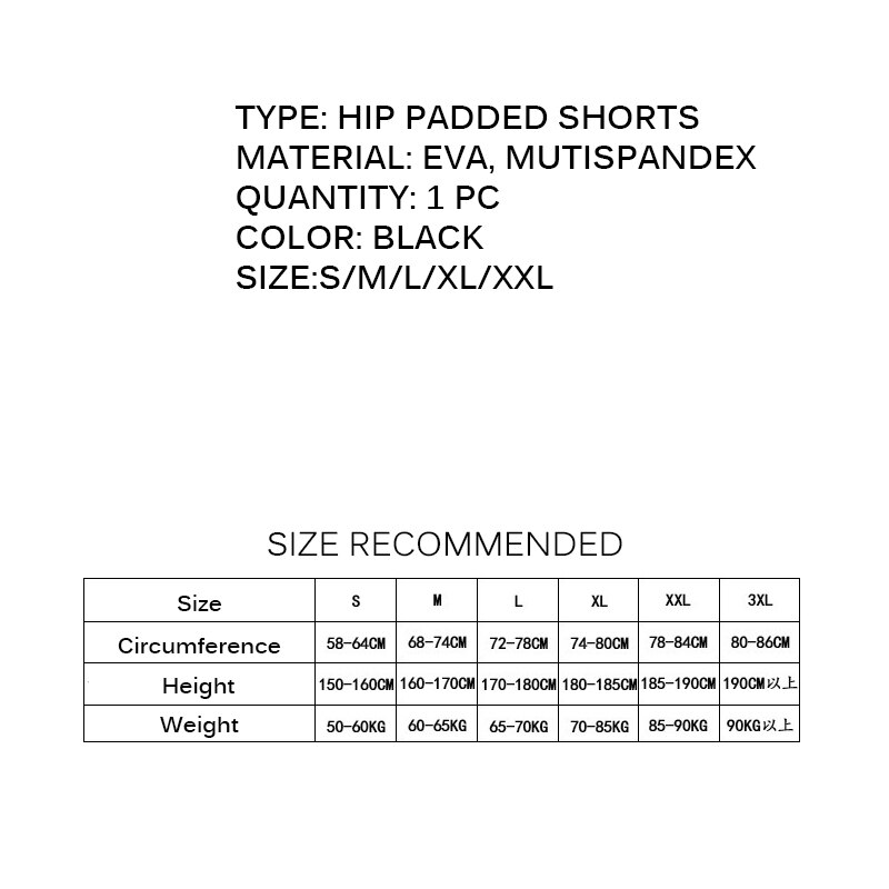 Almohadilla protectora para la cadera para esquí, pantalones cortos acolchados, rodilleras protectoras, esquí, patinaje, snowboard, protección contra caídas, pantalones cortos acolchados