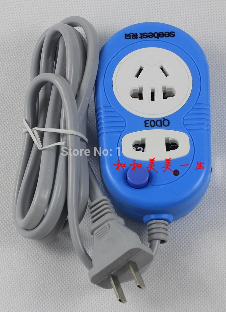 250V 10A 2500W 2 Pin Plug Stock With Independent Switch Wire Length 2.5M QD03