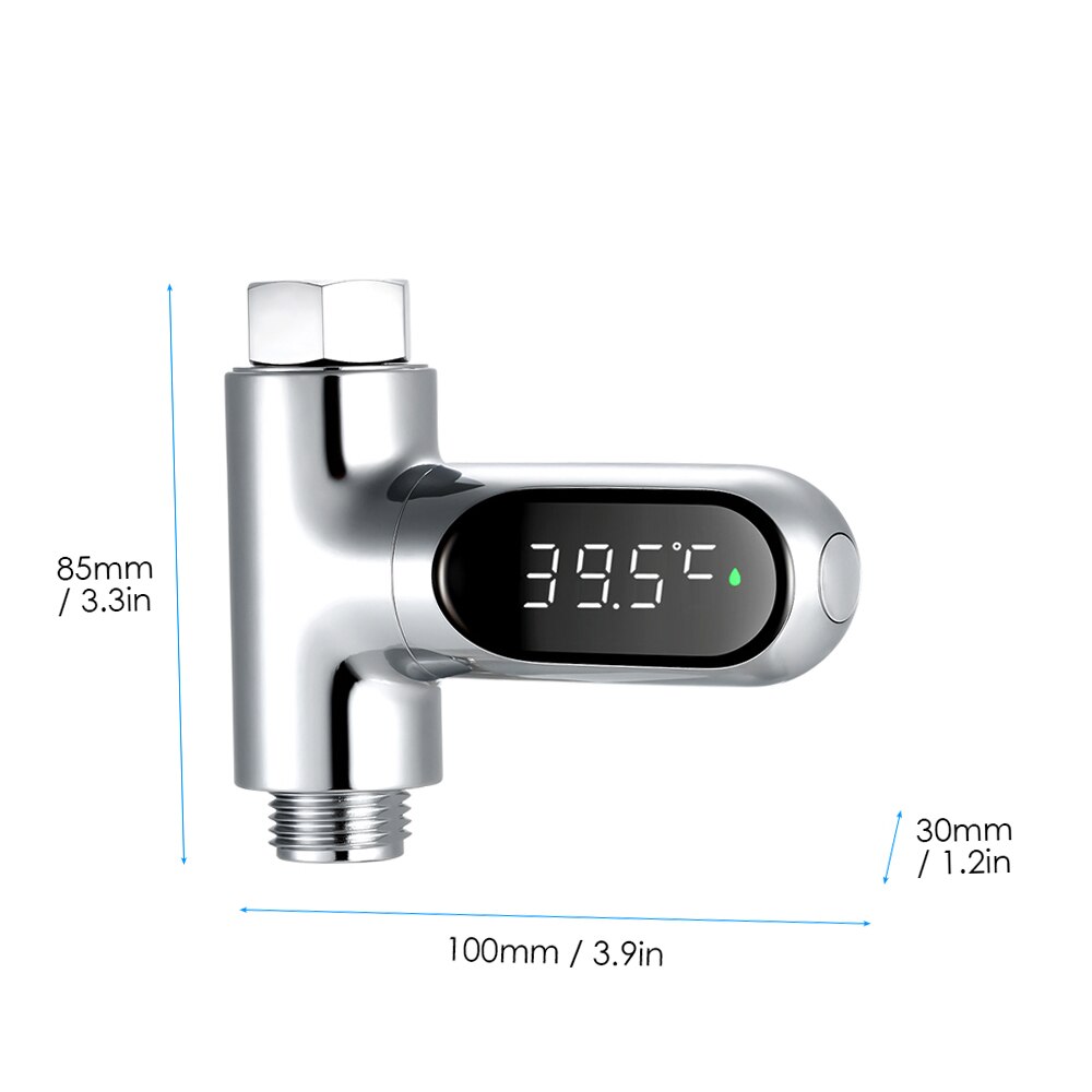 Digital dusch vatten termometer led skärm bad el vatten temperatur monitor badkar baby bad temperatur mätare: 5-85 celsius
