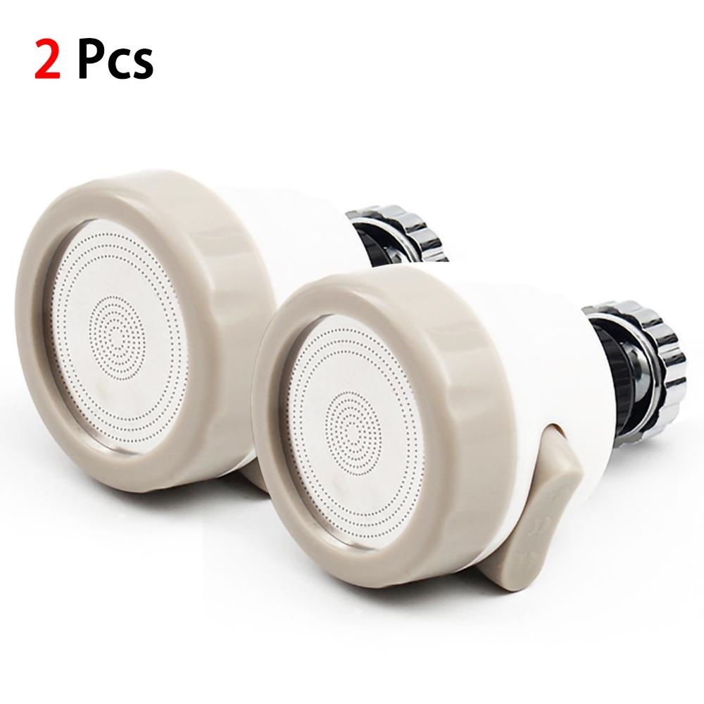 Keuken douchekraan kraan 3 niveaus kan aanpassen 360 draaien waterbesparende badkamer douchekraan gefilterde kraan accessoires: 2 stuks