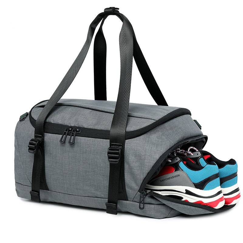 waterproof Men travel bag portable sports shoulder Messenger bag with shoes pocket multifunctional laptop back pack