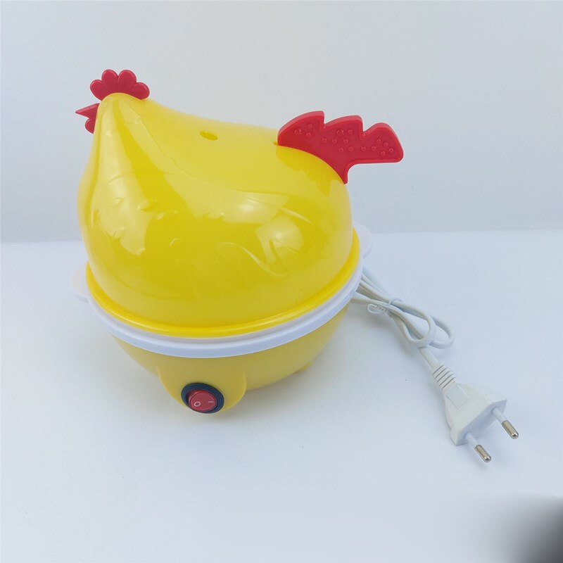 Chick-Shaped 7 Boiled Egg Steamer Pestle Microwave Egg Cooker Cooking Tools Steamed Eggs Noodles Heating Milk Kitchen Gadget