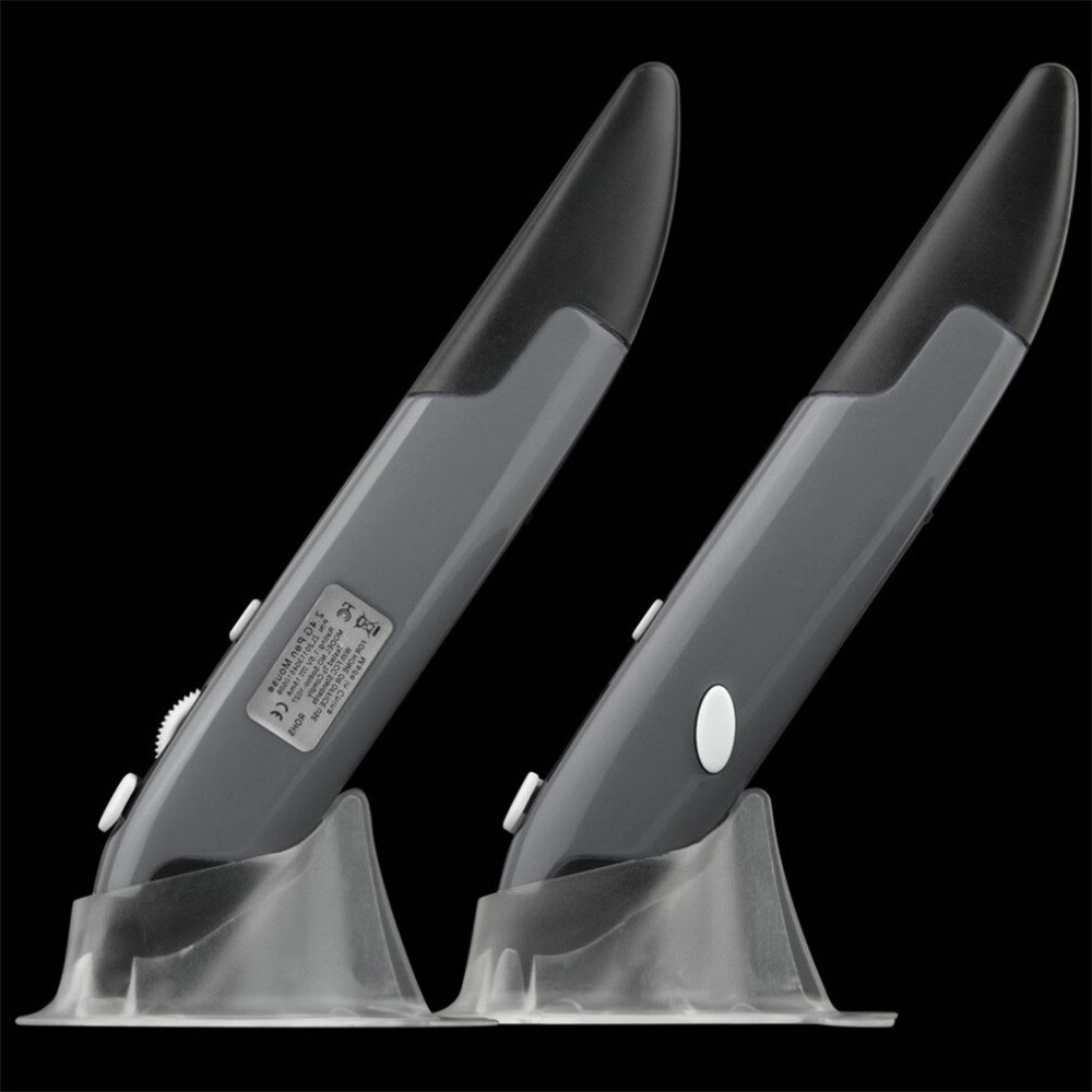 Mini 2.4GHz USB Wireless Optical Pen Air Mouse Rood Verstelbare 500/1000 DPI voor Computer Laptops & desktops 3 Kleur