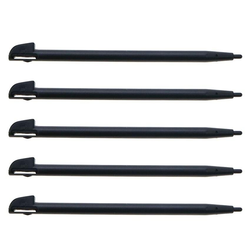 JCD 5PCS Plastic Stylus Pen Game Console Screen Touch Pen For Nintend Wii U WIIU Game Console: black