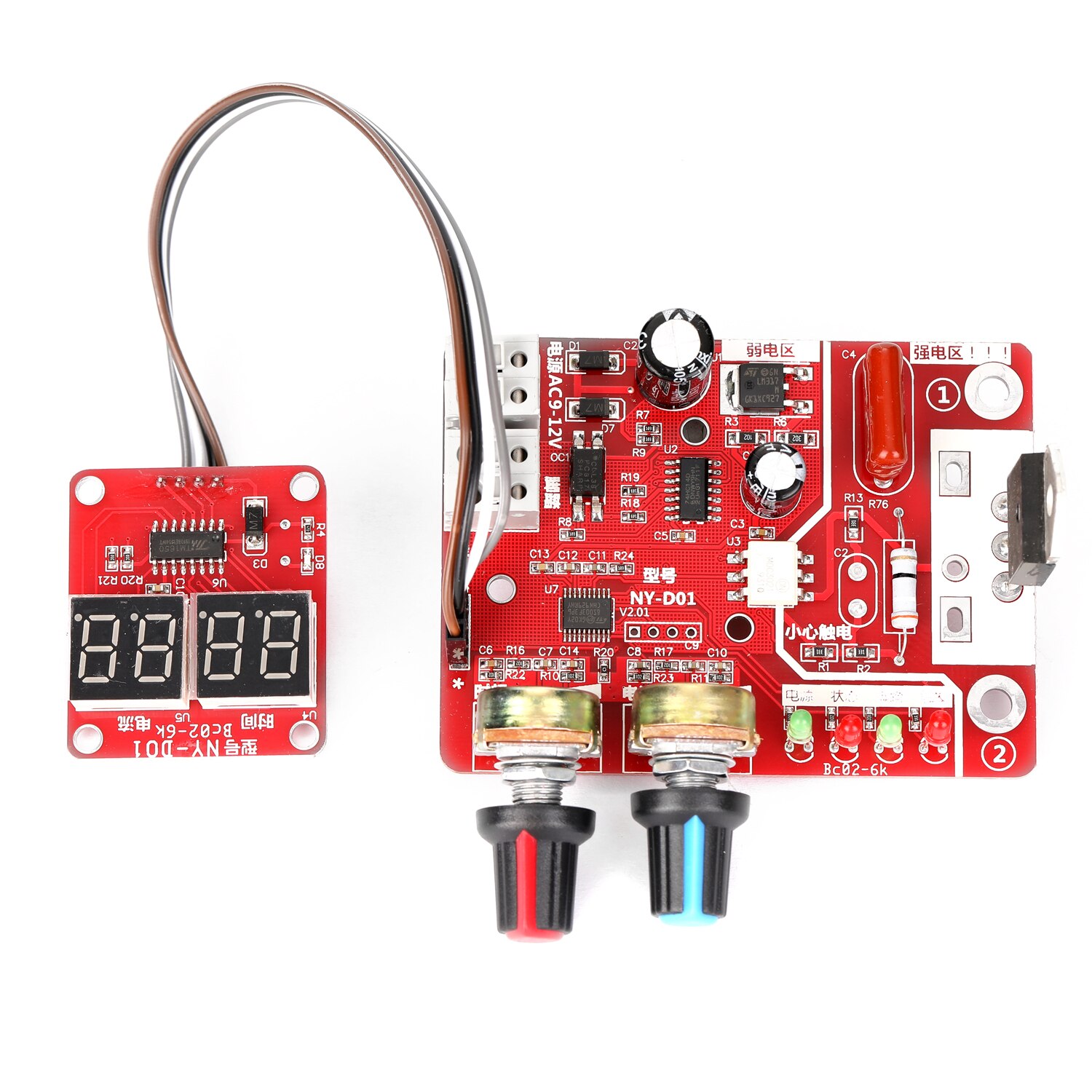 Puntlasmachine diy controller paneel tijd- en stroomregelfunctie met digitaal display