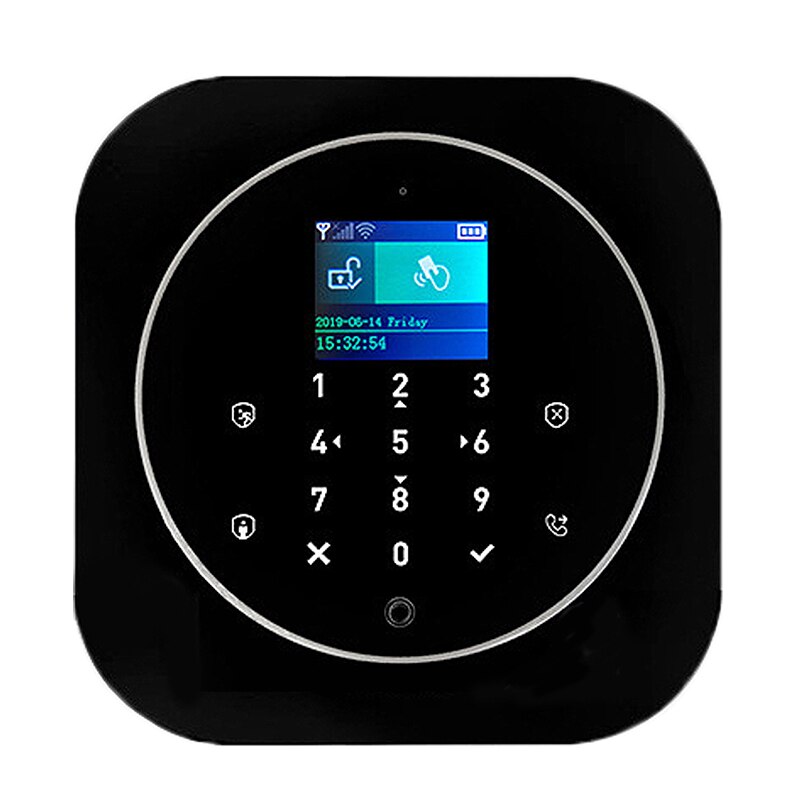 GSM + WIFI Alarm Host Wireless Home Security Alarm System Anti-Theft Alarm System EU Plug