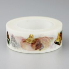 15Mm X 10M Slaap Konijn Decoratieve Tape (1 Stuk)