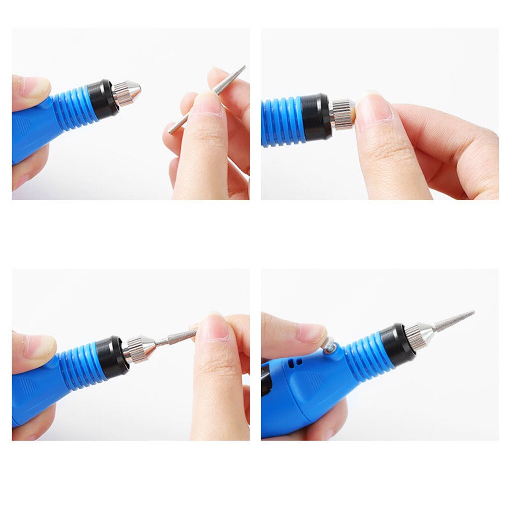 Stylo à graver électrique adapté aux bijoux, Mini ponceuse électrique en métal et verre, réglementation américaine, 15 pièces