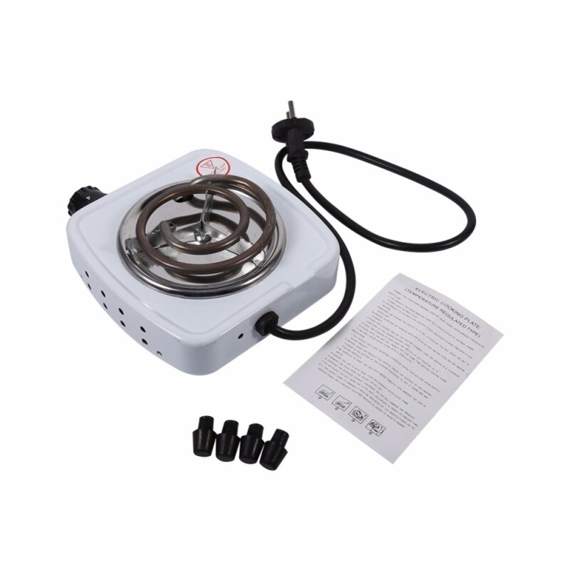 Mini plaque de cuisson Portable 500W 220V, poêle électrique, chauffage du café, brûleur, contrôle de la température