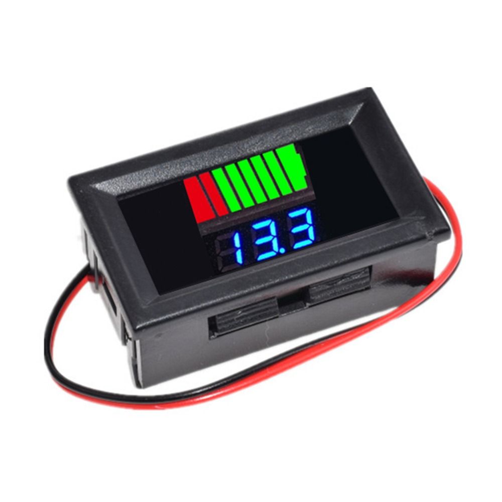 Indicatore di livello di carica della batteria dell'auto 12/24/36/48V misuratore di capacità della batteria al litio professionale Schermo tester del Schermo digitale a portato