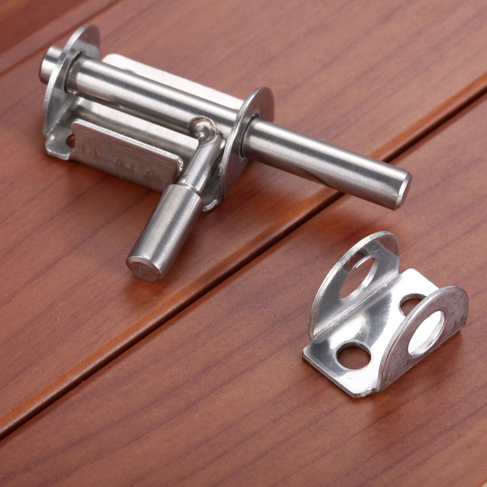1pc Heavy Duty Window Latch Door Bolts Stainless Steel Slide Bolt Gate Latch Safety Barrel Bolt Gate Latch Lock Home Security
