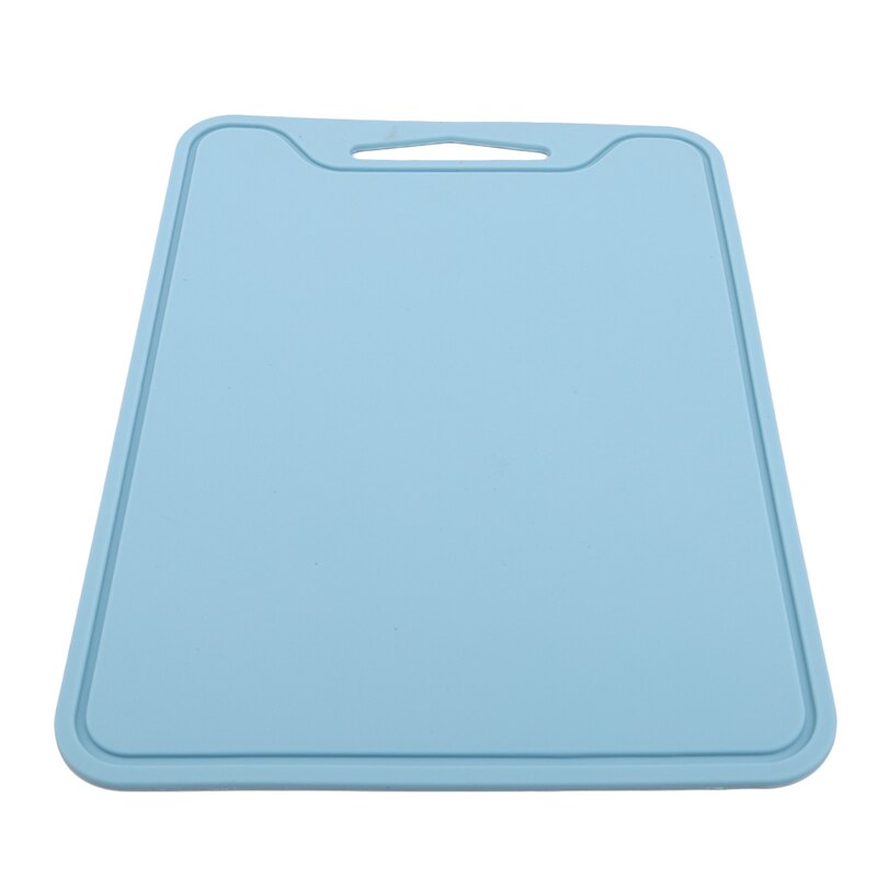 Tabla de corte de silicona Flexible de grado alimenticio tabla de corte para Cocina Casera tabla de corte de verduras herramienta de cocina: light blue