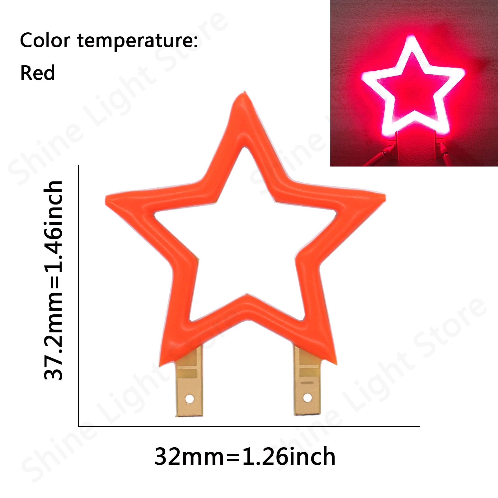 Velas LED COB Micro Flash Edison 3V LED diodo de filamento de Color de cumpleaños decoración de letras de amor accesorios de bombilla DIY: Blanco natural