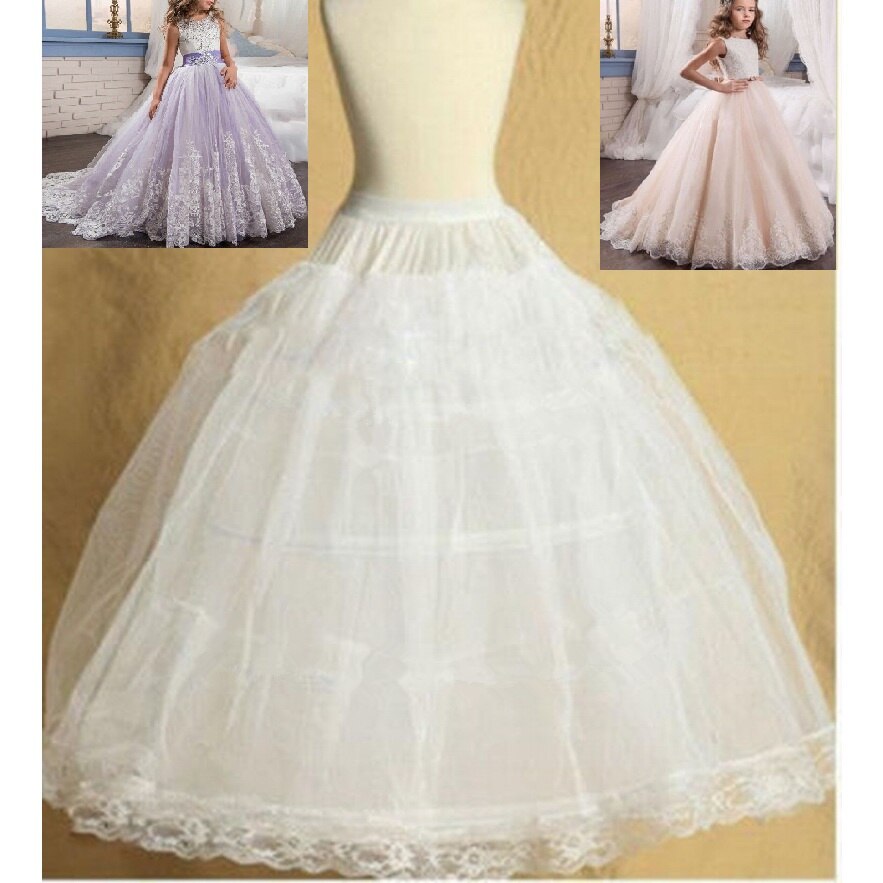 2 vanne lolita hame alushame lapsille häät kukka tytöt alushame alushame liukuu prinsessa lapselle 2-14 vuotta vestidos