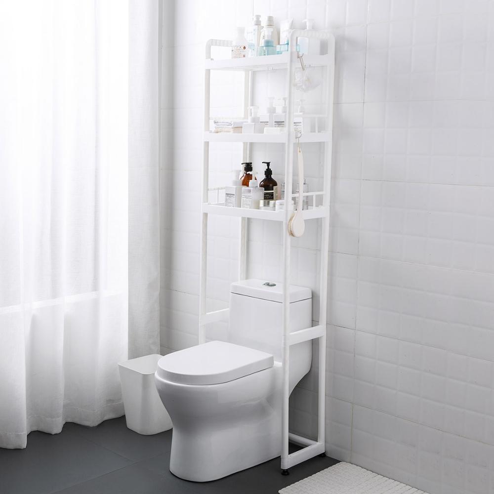 Multi Layers Plastic Toilet Storage Rack Holder Bathroom Corner Shelves Shampoo Holder Shower Shelf Rack Organizer