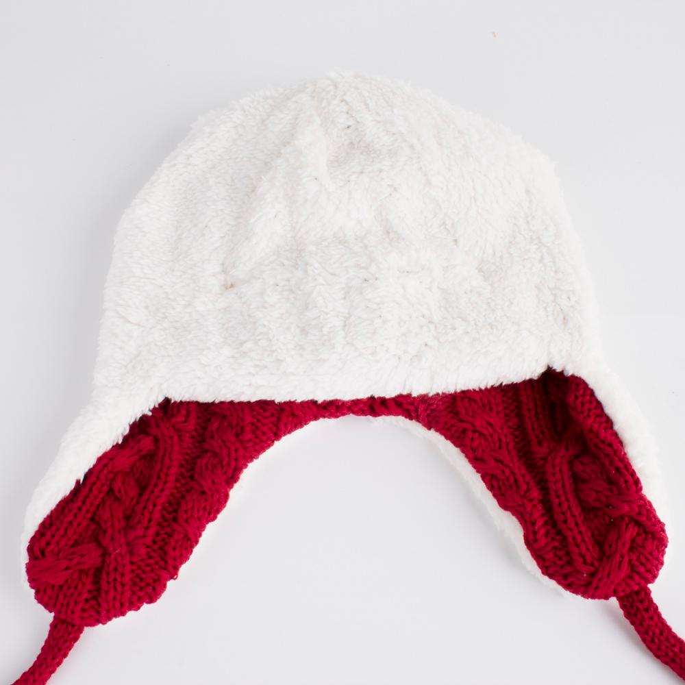 Connectyle peuter baby jongens wintermuts fleece gevoerd oorkleppen gebreide kabel warme schedel dagelijkse muts mutsen voor meisjes