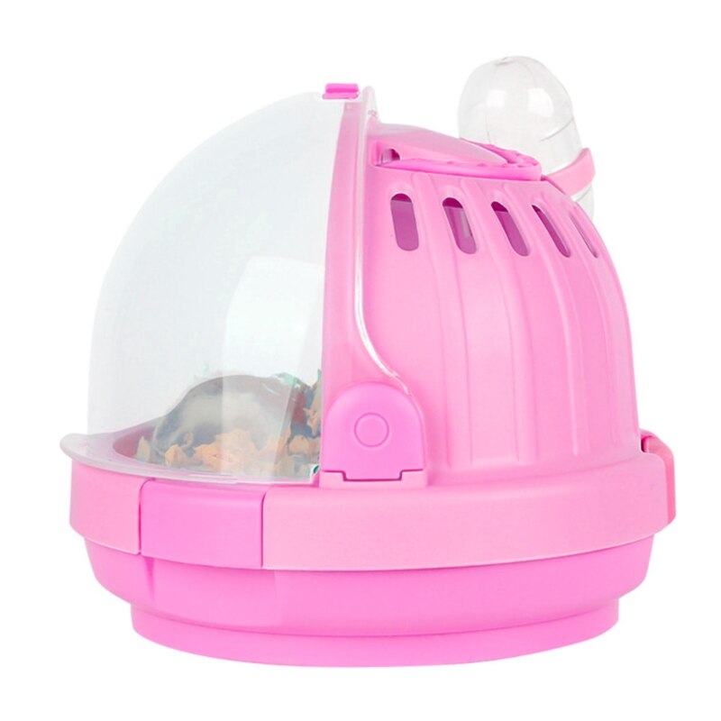 Small Pet Handheld Hamster Cage Portable Travel Carrier Outdoor Carrying Case E56E: 8FP200333-PK
