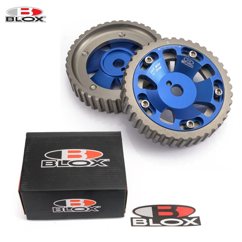 2Pcs Engine Motor Adjustable Cam Gear Shaft Wheel Spocket Blox For Mitsubishi 4G15/4G13 HU-CG4G15BL