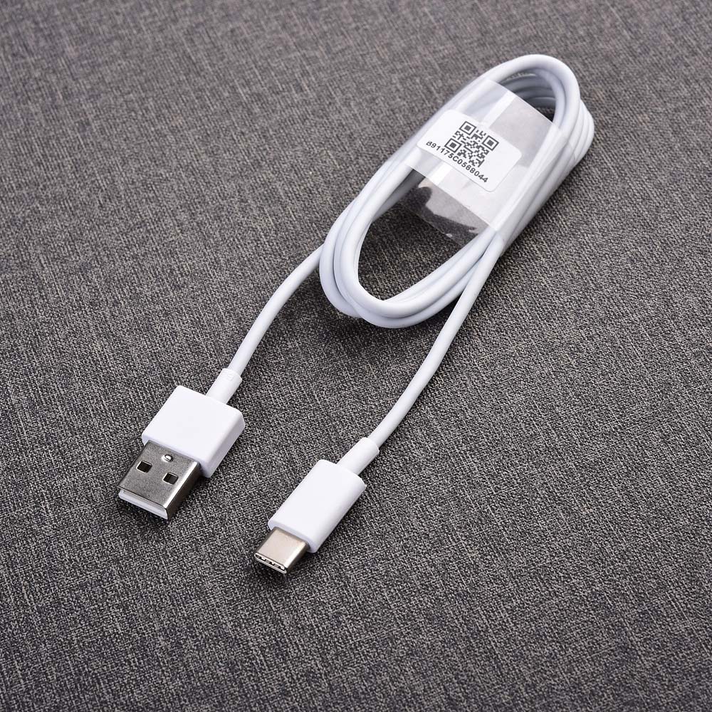 Originele Xiao Mi Fast Charger 18W Usb Quick Adapter 100 Cm TYPE-C Kabel Voor Mi 6 8 9 10 rode Mi Note 7 8 Pro A2 A3 Lite F1 MDY-08-EI: White Cable