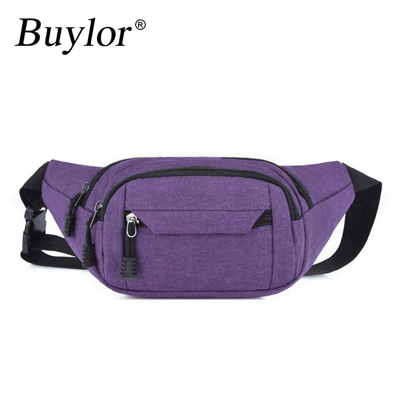 Marsupio Buylor Oxford marsupi semplice Casual moda donna marsupio Designer borsa per cellulare: Purple