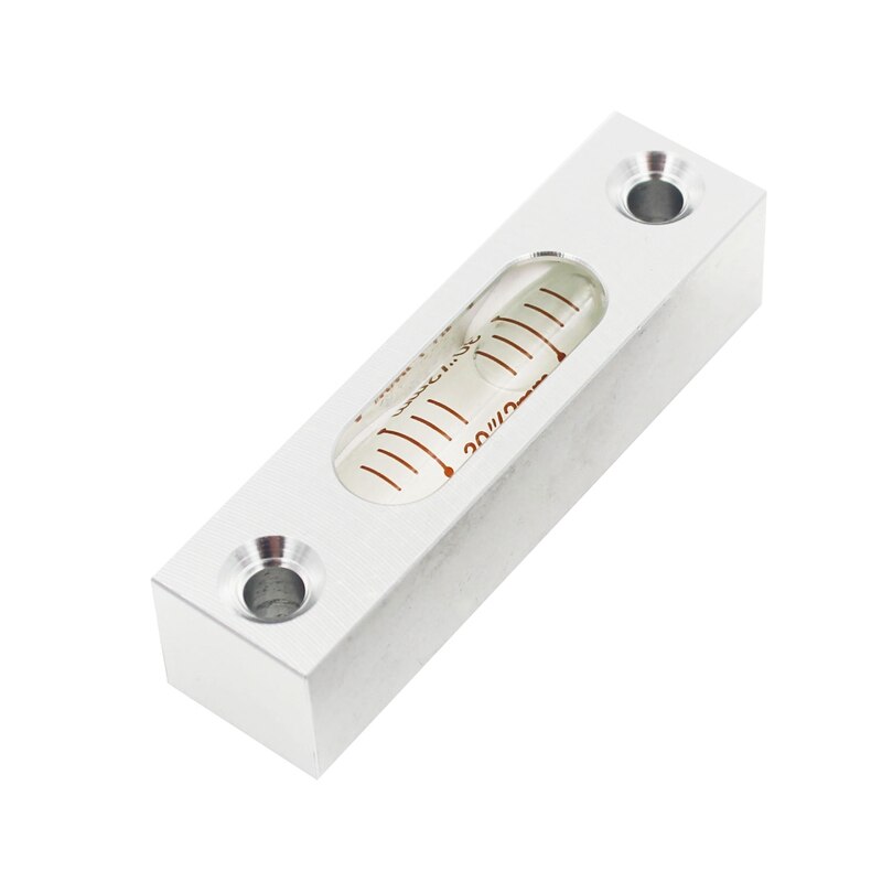 QASE – Instruments de mesure du niveau de bulle, niveau à bande 30 "/2mm, Base d'ampoule en alliage métallique, taille 15*15*58mm, 1 pièces: WHITE