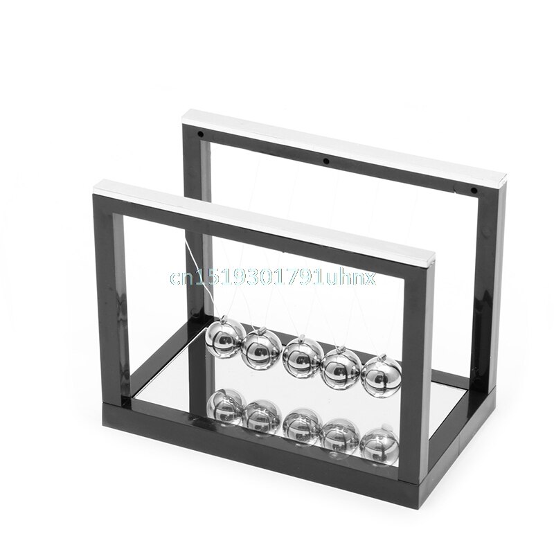 Newtons Cradle Steel Balance Ball Fun Decoration Physics Science Toy