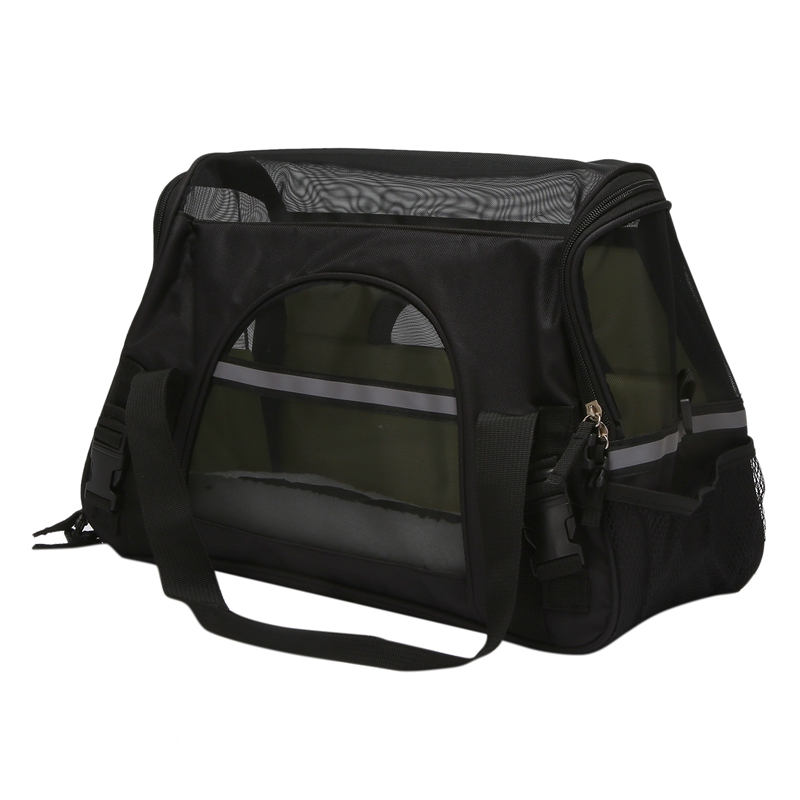 Airline Approved Pet Carrier,Waterproof Pet Travel Carrier With Fleece Bedding Soft Sided Portable Tote For Cats And Small Dogs