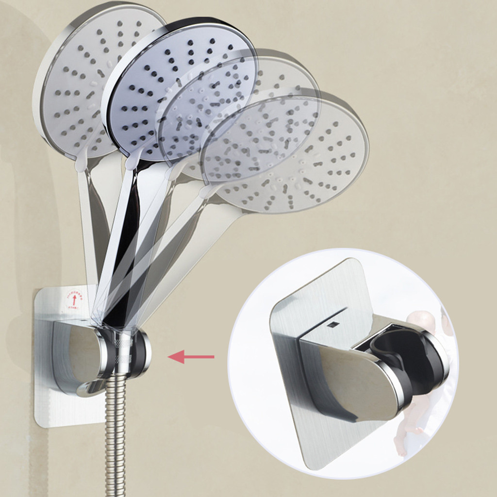 bathroom shower faucets set bath shower tap wall mounted faucet mixer wall shower Head Handset Holder Chrome Bathroom