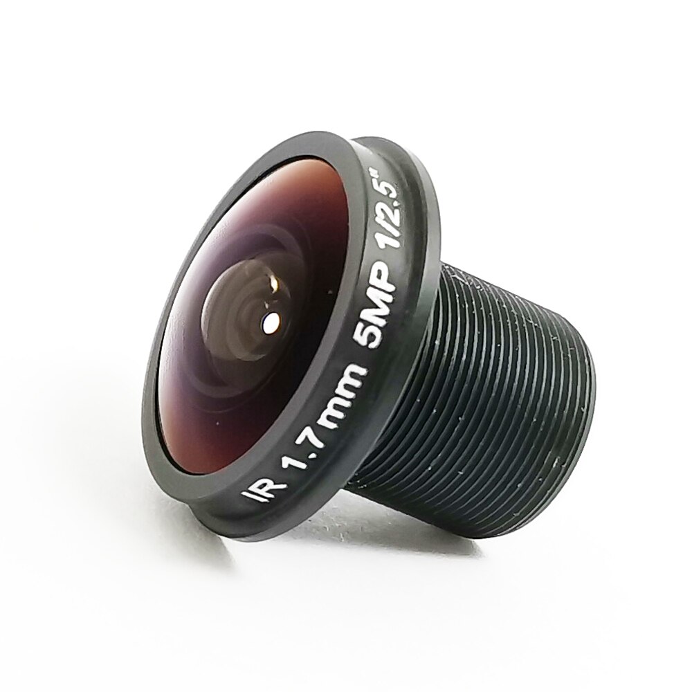 JIENUO Fisheye Panoramic Lens 1.7mm 5MP 360 180 Degree Lens IR CCTV Camera Lens 5 Megapixel for HD Security 1/2.0 Panoramic Lens