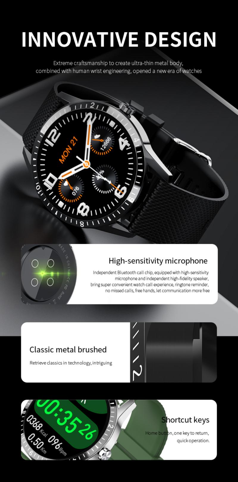 Originale Y20 Smartwatch Sport Intelligente Orologio Bluetooth Notifica GPS Informazioni Push Heart Rate Monitor Per Android IOS