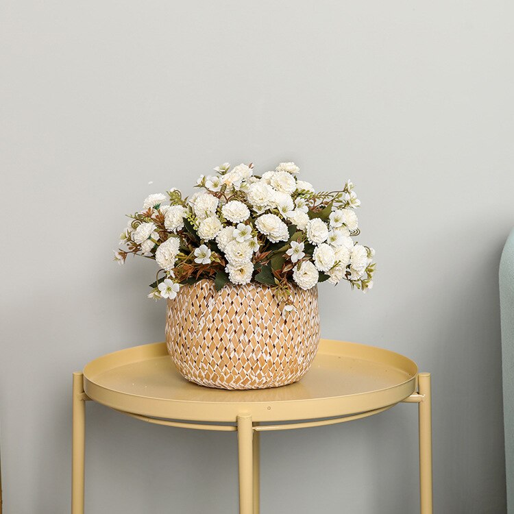 5 grener 11 hoder hjemme juledekor kunstig nellike bukett silke blomster mødre nellike blomst veggmaterialer