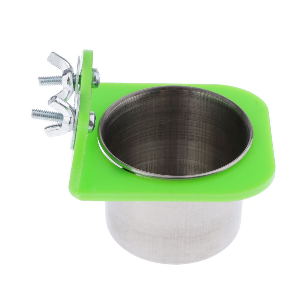 Kæledyr fugl papegøje vand foder foder foder kop til små til store fugle