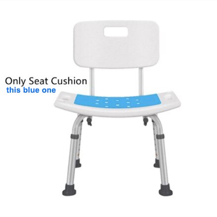 Asiento de ayuda para baño y ducha, silla sin respaldo, altura ajustable, asiento de inodoro antideslizante, Hogar para discapacitados, adultos y niños mayores