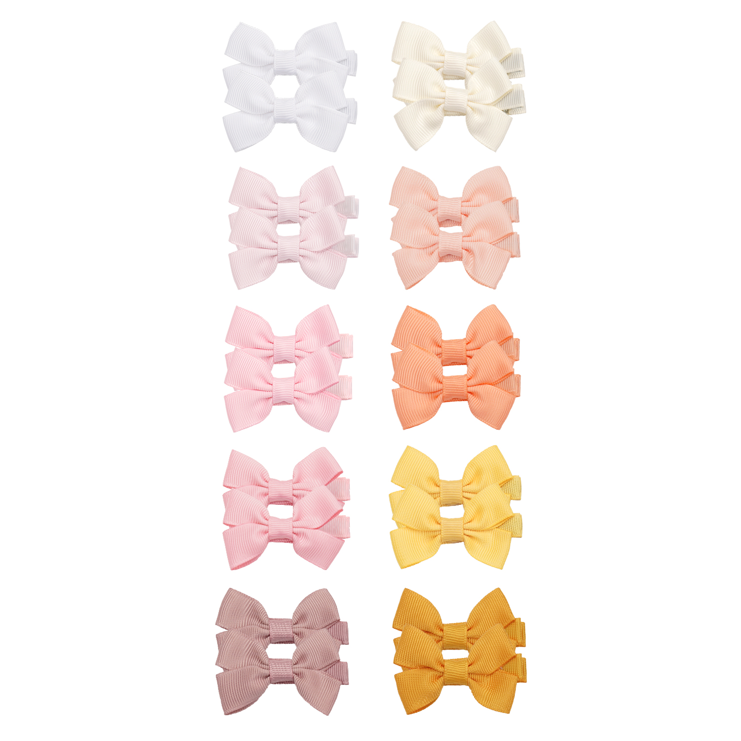 10/20/25/50 Uds. Lazos para el pelo para niñas en pares, lazos de cinta de 2 pulgadas, pinzas para el pelo de cocodrilo, pasadores para bebés, niños pequeños, niñas y niños: Rojo