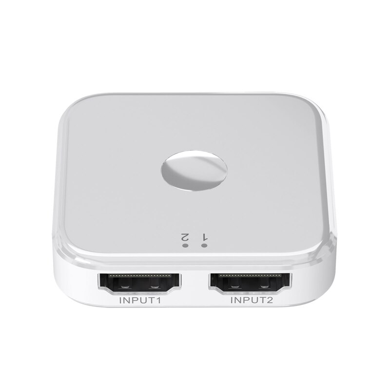 Interruptor A9LC 2x1 compatible con HDMI 4K 30HZ HDMI1.4 Splitter bidireccional Switcher Box Type C conector 2 en 1 Out / 1 in 2 Out