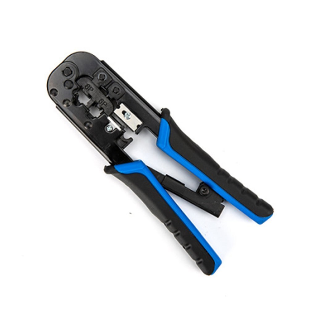 RJ45 Crimper Tool RJ11 Cat5e Cat6 Cable Crimping Tool Network Pliers Tool 8P/6P Multi-function Cable Pliers Peeling Shear