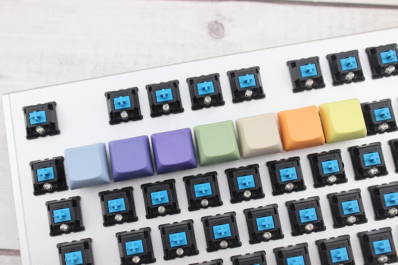 With Mixed Color XDA Keycaps Enjoypbt Blank For Cherry Mx Mechanical Keyboard Pbt Keycap Clavier Gamer  xd60  xd84 Gh60 Tada68