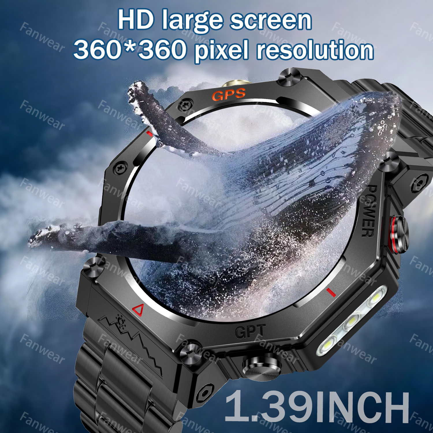 2025 Nuovo sport Militare Smartwatch Da Uomo per Xiaomi T-Rex 3 GPS Astuto Della Vigilanza 5 ATM Impermeabile costruito-in doppio-gruppo musicale GNSS bussola