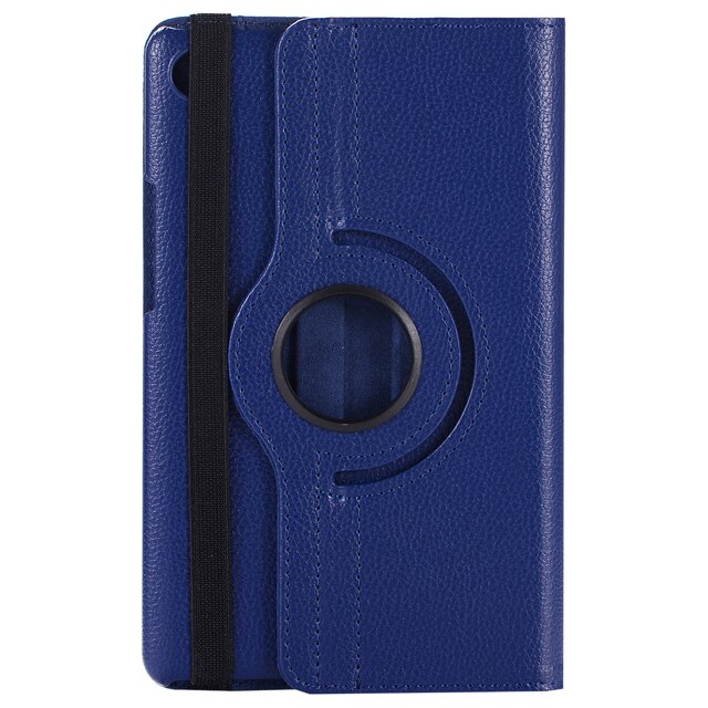 2017 nowy 360 obracanie Folio PU skórzane etui do Samsung Galaxy Tab 2 7.0 GT-P3100 GT-P3110 GT-P3113 inteligentny tablet Case + film + długopis: navy