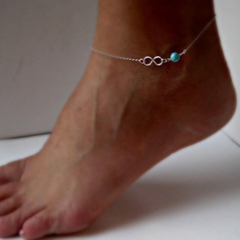 Bohemian Meerdere Lagen Lmitation Parels Infinity Enkel Voor Vrouwen Sieraden Bruids Sieraden