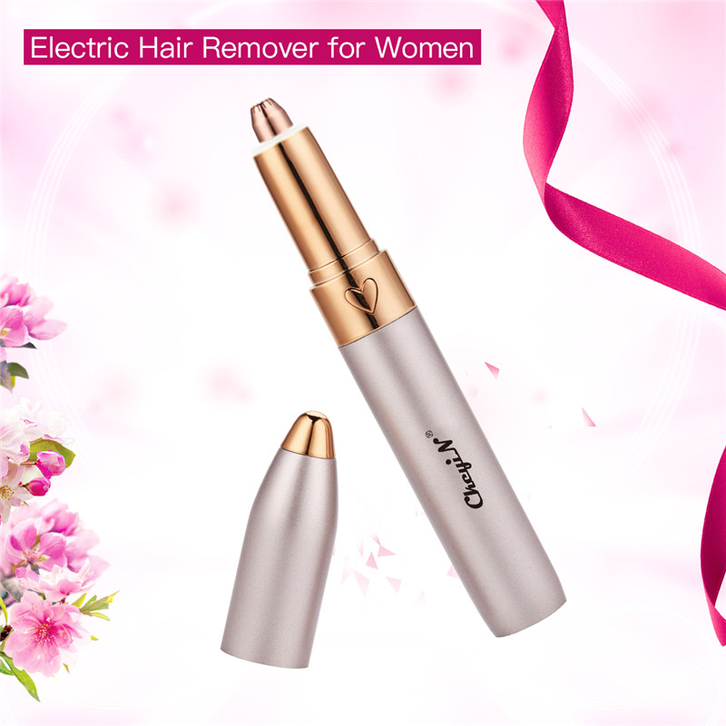 CkeyiN Wenkbrauwpotlood Trimmer Make Pijnloos Eye Brow Epilator Mini Scheerapparaat Scheerapparaten Draagbare Facial Hair Remover Vrouwen depilator