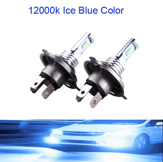 H7 LED Headlight Bulbs – 8000K Ice Blue For Suzuki GSXR600 2004-2007 (2-Pack)