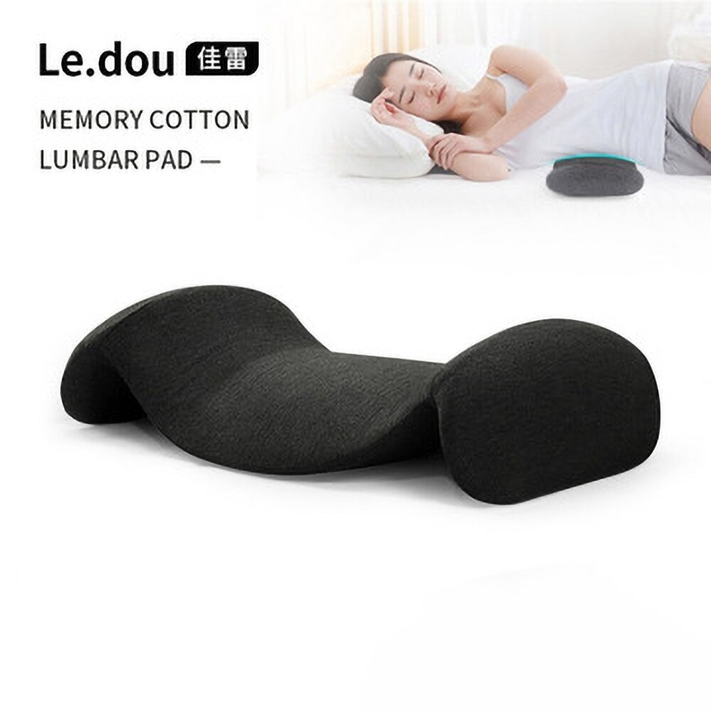 Almohadas ortopédicas de espuma viscoelástica para mujeres embarazadas, cojín de soporte para la cintura y la espalda, almohada de presión de rebote lento