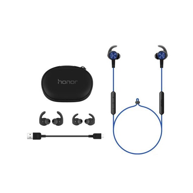 Nowe słuchawki Honor XSport AM61 połączenie bezprzewodowe Bluetooth z mikrofonem douszny styl ładowania łatwy zestaw słuchawkowy dla Huawei IOS Android: WHITE