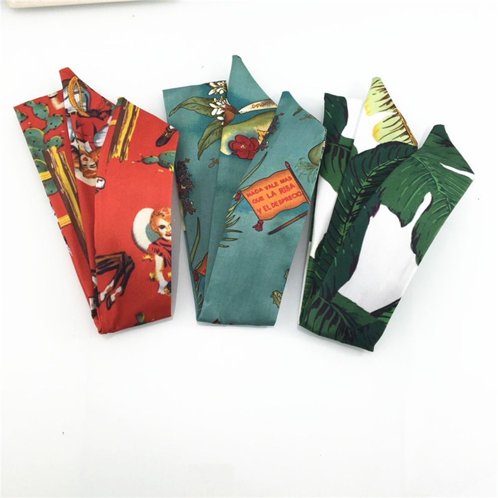 Rockabilly señoras patrón de nudo diadema estampada Vintage pañuelo para la cabeza banda de pelo Retro 50's mujeres