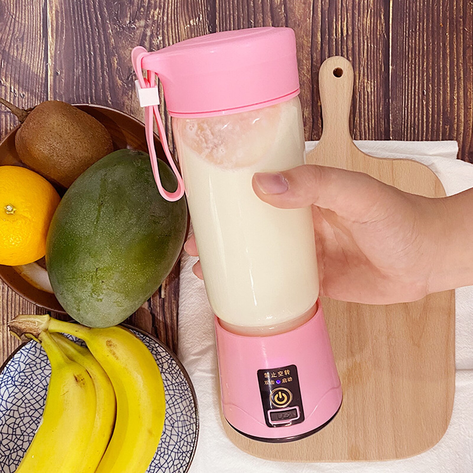 380ml Mini Juicer Machine Usb Electric Portable Blender Smoothie Maker Juice Orange Fruit Mixer Cup For Kitchen Food Processor