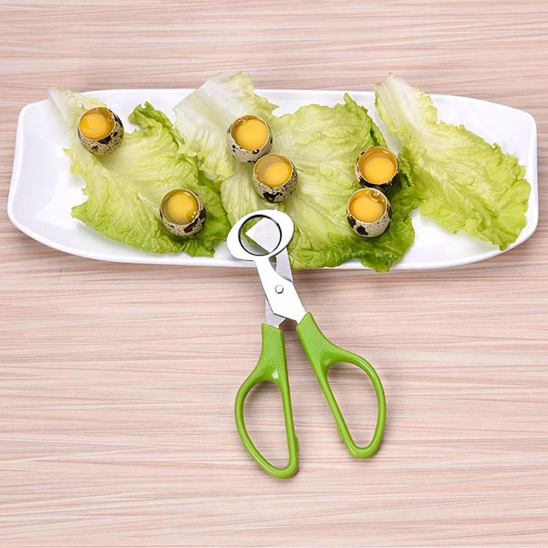 Stainless Steel Cut Whisk Egg Clipper Gen Eggshell Cutter Apparatus Pigeon Quail Egg Scissor Bird Opener Kitchen Tool