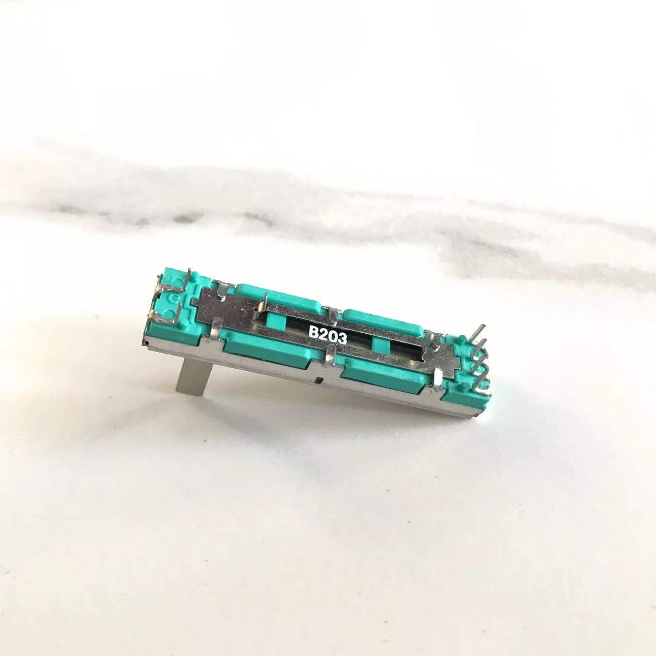 45Mm 4.5Cm Reizen 30Mm Mixer Volume Slider Fader Dubbele Potentiometer Schakelaar A10K A20K A50K B10K B20K B50K-10PCS/Lot: B20KX2