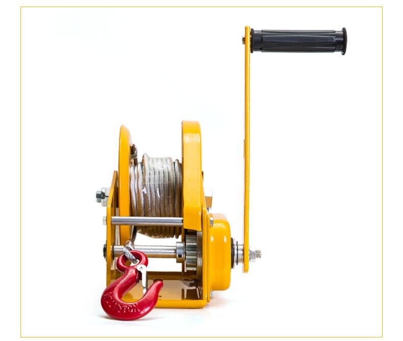 1200LBS Self-locking hand winch Stainless steel Boat windlass truck auto manual lifting hoist