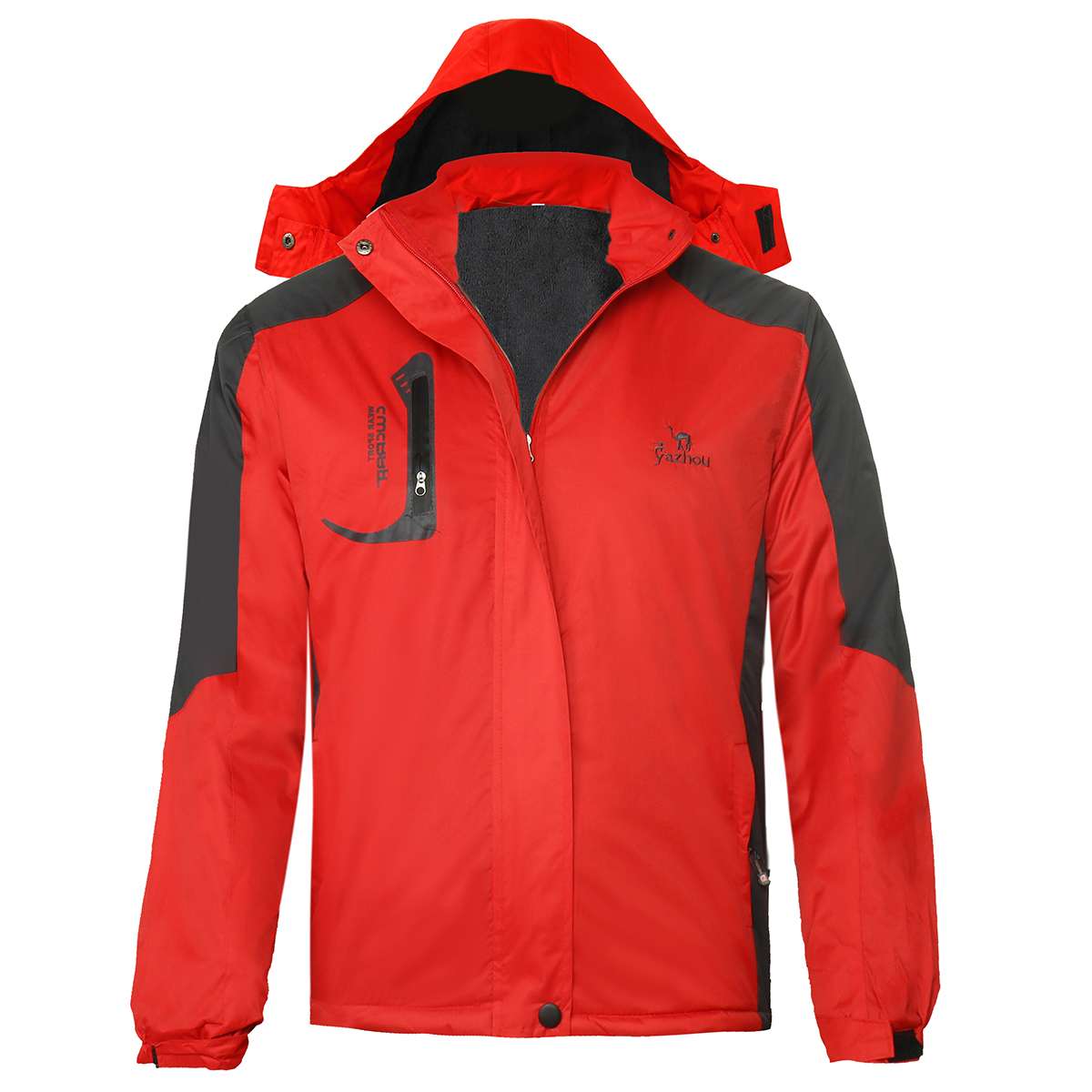 Waterproof Ski Jacket Women Fleece Lined Snow Coat Outdoor Hiking Snowboard Windproof Snowboard Fleece Jacket Winter Snow Male: Red / 4XL